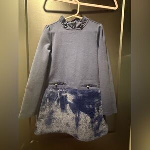 Janie and Jack Navy Blue Long Sleeve Dress